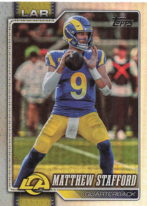 2026 Topps Flagship Football Rainbow Foil Matthew Stafford #115