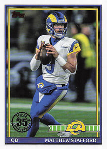 2026 Topps Flagship Football 1991 Topps Football Matthew Stafford #91TF-22