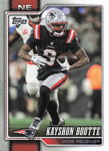 2026 Topps Flagship Football Kayshon Boutte #242