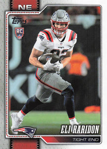 2026 Topps Flagship Football Eli Raridon #369 RC