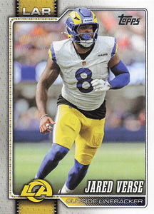 2026 Topps Flagship Football Jared Verse #231
