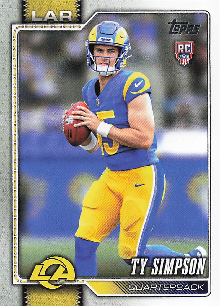 2026 Topps Flagship Football Ty Simpson #302 RC