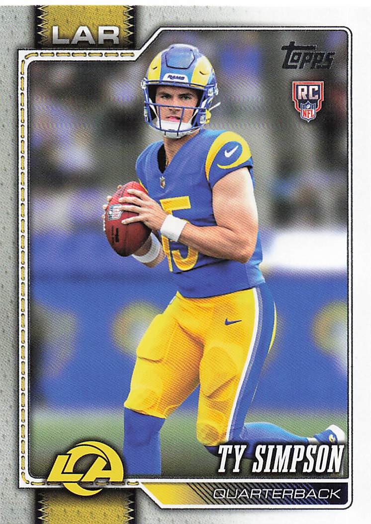 2026 Topps Flagship Football Ty Simpson #302 RC