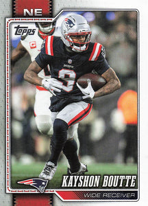 2026 Topps Flagship Football Kayshon Boutte #242