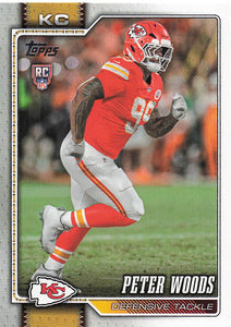 2026 Topps Flagship Football Peter Woods #342 RC