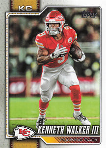 2026 Topps Flagship Football Kenneth Walker III #180
