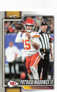 2026 Topps Flagship Football Patrick Mahomes II #97