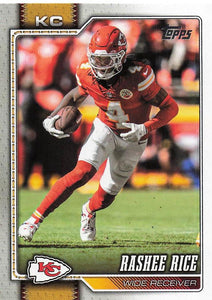 2026 Topps Flagship Football Rashee Rice #101
