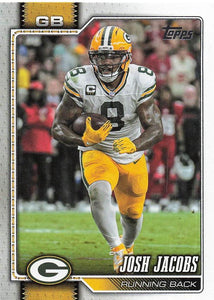 2026 Topps Flagship Football Josh Jacobs #77