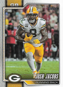 2026 Topps Flagship Football Josh Jacobs #77