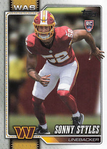 2026 Topps Flagship Football Sonny Styles #347 RC