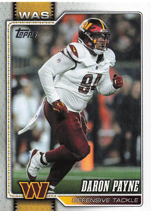 2026 Topps Flagship Football Daron Payne #258