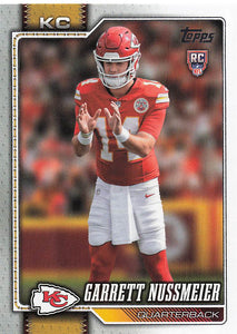 2026 Topps Flagship Football Garrett Nussmeier #303 RC