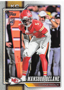 2026 Topps Flagship Football Mansoor Delane #348 RC