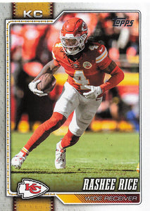 2026 Topps Flagship Football Rashee Rice #101