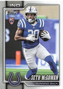 2026 Topps Flagship Football Seth McGowan #388 RC