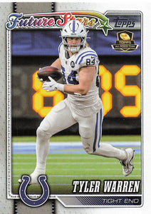 2026 Topps Flagship Football Tyler Warren #265