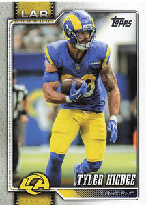 2026 Topps Flagship Football Tyler Higbee #232
