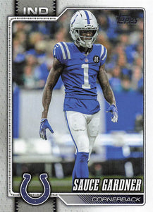 2026 Topps Flagship Football Sauce Gardner #161