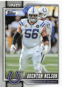 2026 Topps Flagship Football Quenton Nelson #84
