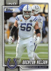 2026 Topps Flagship Football Quenton Nelson #84