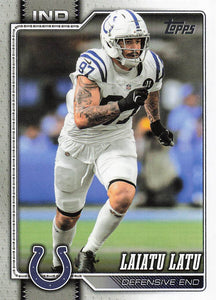 2026 Topps Flagship Football Laiatu Latu #228