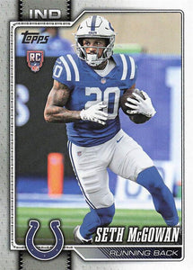 2026 Topps Flagship Football Seth McGowan #388 RC