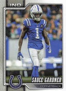 2026 Topps Flagship Football Sauce Gardner #161