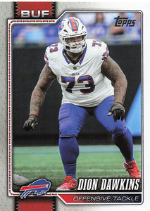2026 Topps Flagship Football Dion Dawkins #23