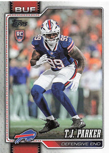 2026 Topps Flagship Football T.J. Parker #376 RC