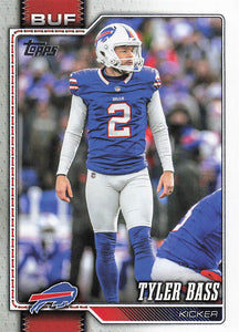 2026 Topps Flagship Football Tyler Bass #209