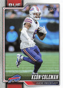 2026 Topps Flagship Football Keon Coleman #20