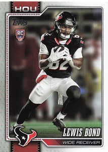 2026 Topps Flagship Football Lewis Bond #395 RC