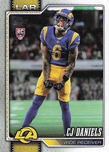 2026 Topps Flagship Football CJ Daniels #391 RC