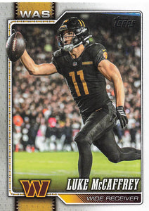 2026 Topps Flagship Football Luke McCaffrey #198