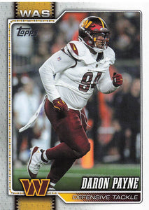 2026 Topps Flagship Football Daron Payne #258