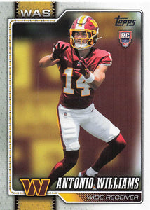 2026 Topps Flagship Football Antonio Williams #328 RC