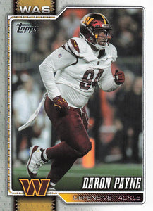 2026 Topps Flagship Football Daron Payne #258