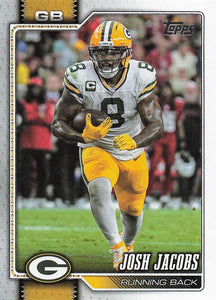 2026 Topps Flagship Football Josh Jacobs #77