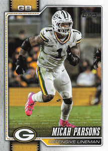2026 Topps Flagship Football Micah Parsons #72