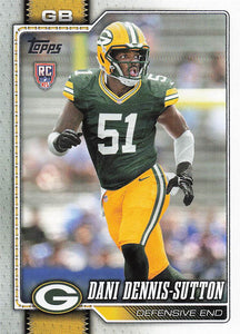 2026 Topps Flagship Football Dani Dennis-Sutton #393 RC