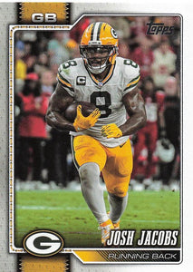 2026 Topps Flagship Football Josh Jacobs #77