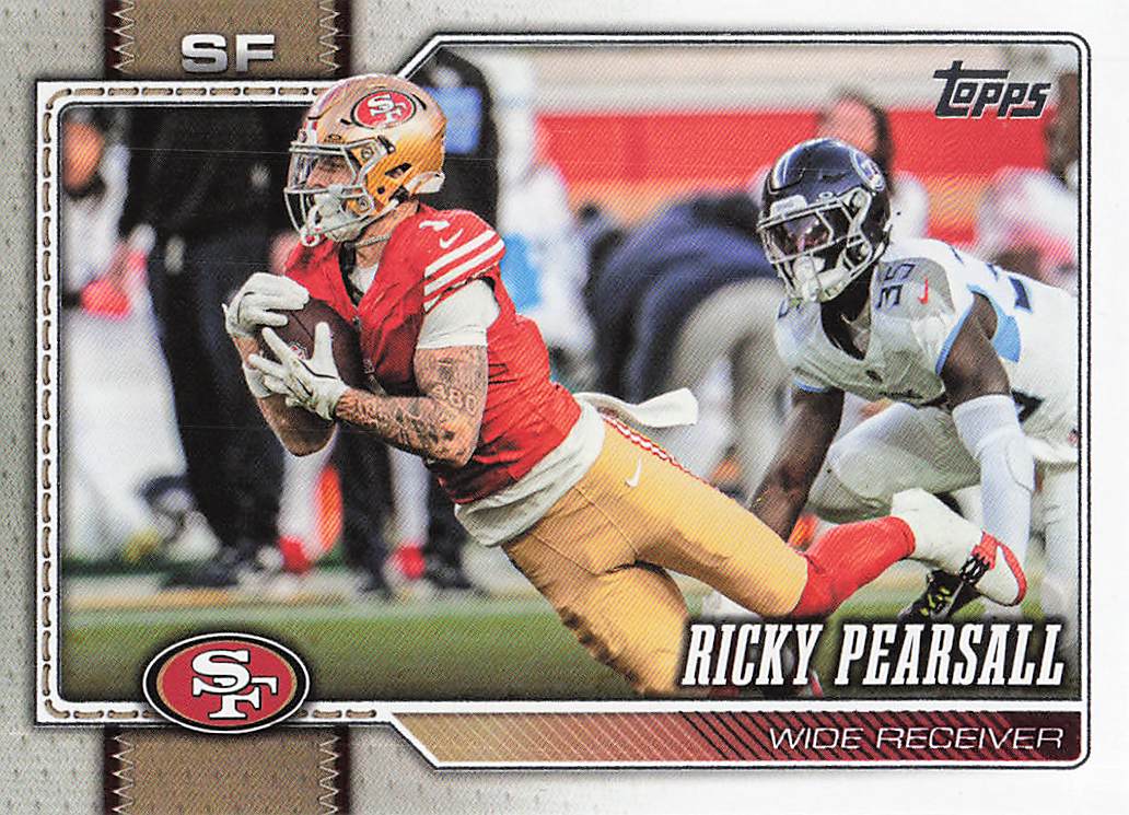 2026 Topps Flagship Football Ricky Pearsall #182