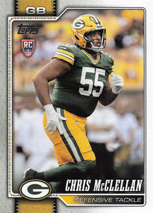 2026 Topps Flagship Football Chris McClellan #366 RC