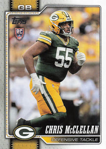 2026 Topps Flagship Football Chris McClellan #366 RC