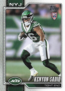 2026 Topps Flagship Football Kenyon Sadiq #338 RC