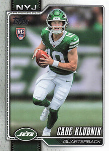 2026 Topps Flagship Football Cade Klubnik #306 RC