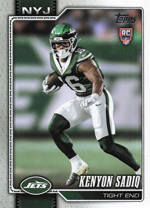2026 Topps Flagship Football Kenyon Sadiq #338 RC