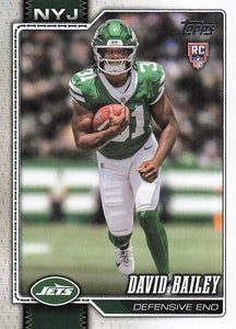 2026 Topps Flagship Football David Bailey #343 RC