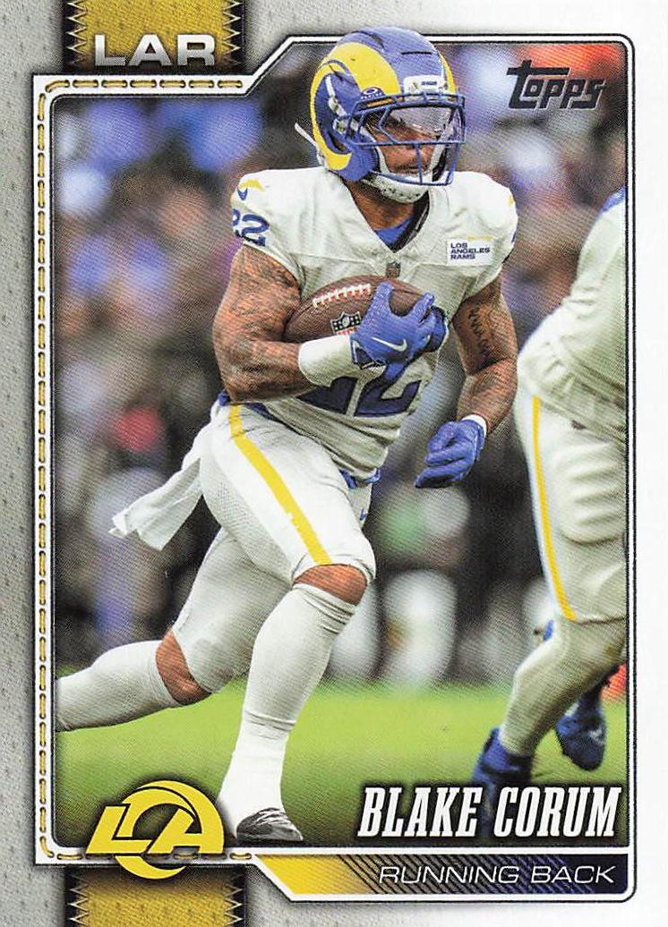 2026 Topps Flagship Football Blake Corum #234